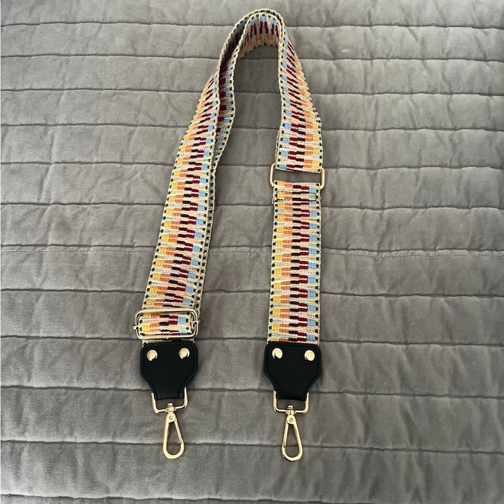 Amazon Multicolor Bag Strap with Black Accents